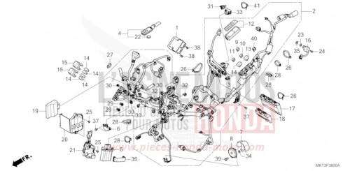 FAISCEAU DES FILS ADV750M de 2021